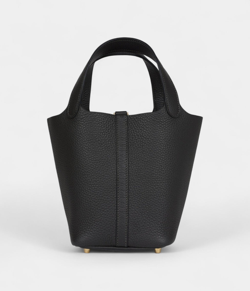Hermès Picotin Lock 18 Dark Bronze Clemence Gold Hardware