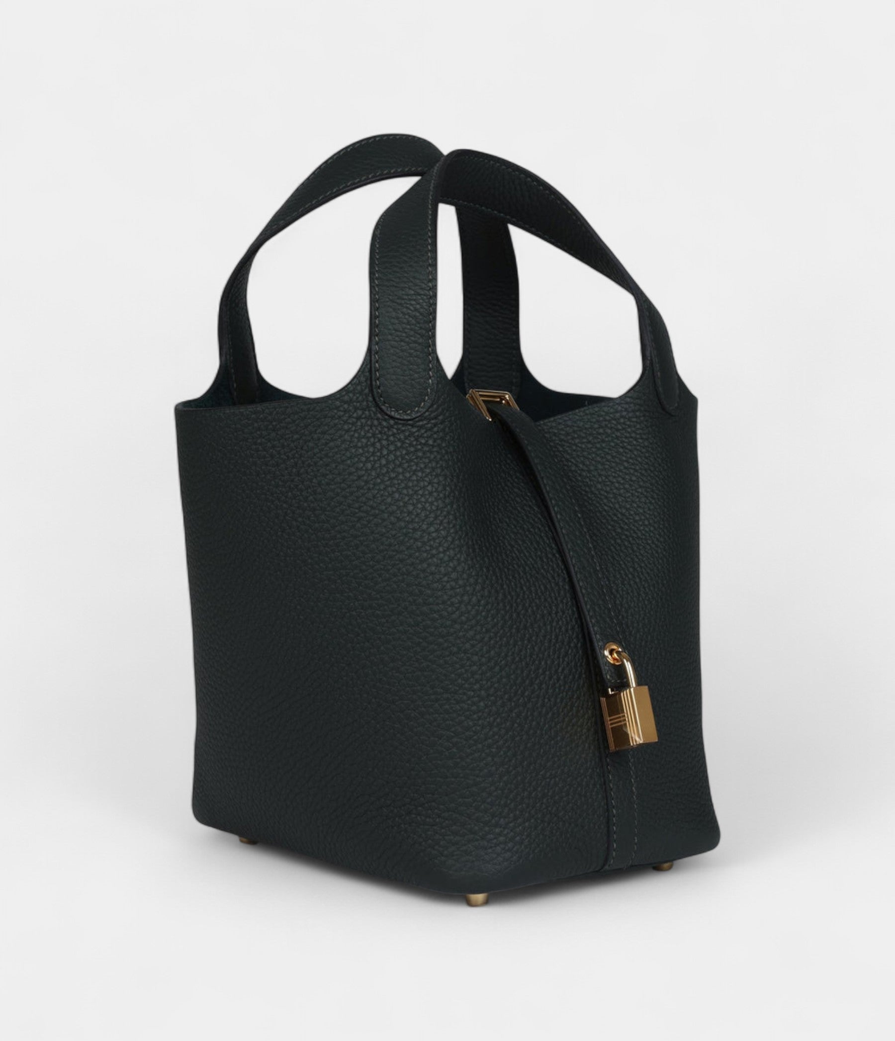 Hermès Picotin Lock 18 Dark Green Clemence Gold Hardware
