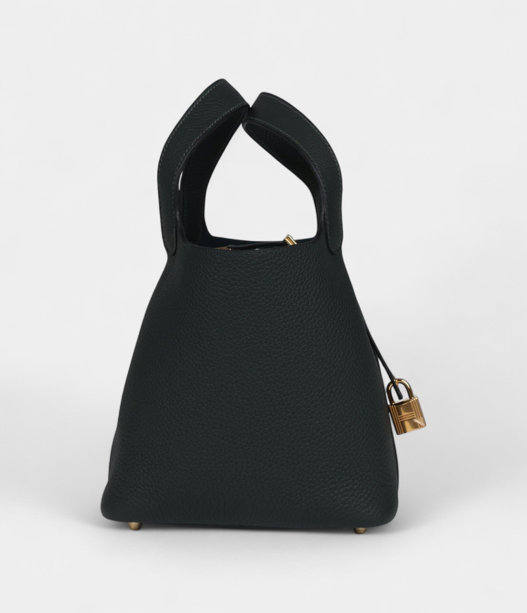 Hermès Picotin Lock 18 Dark Green Clemence Gold Hardware