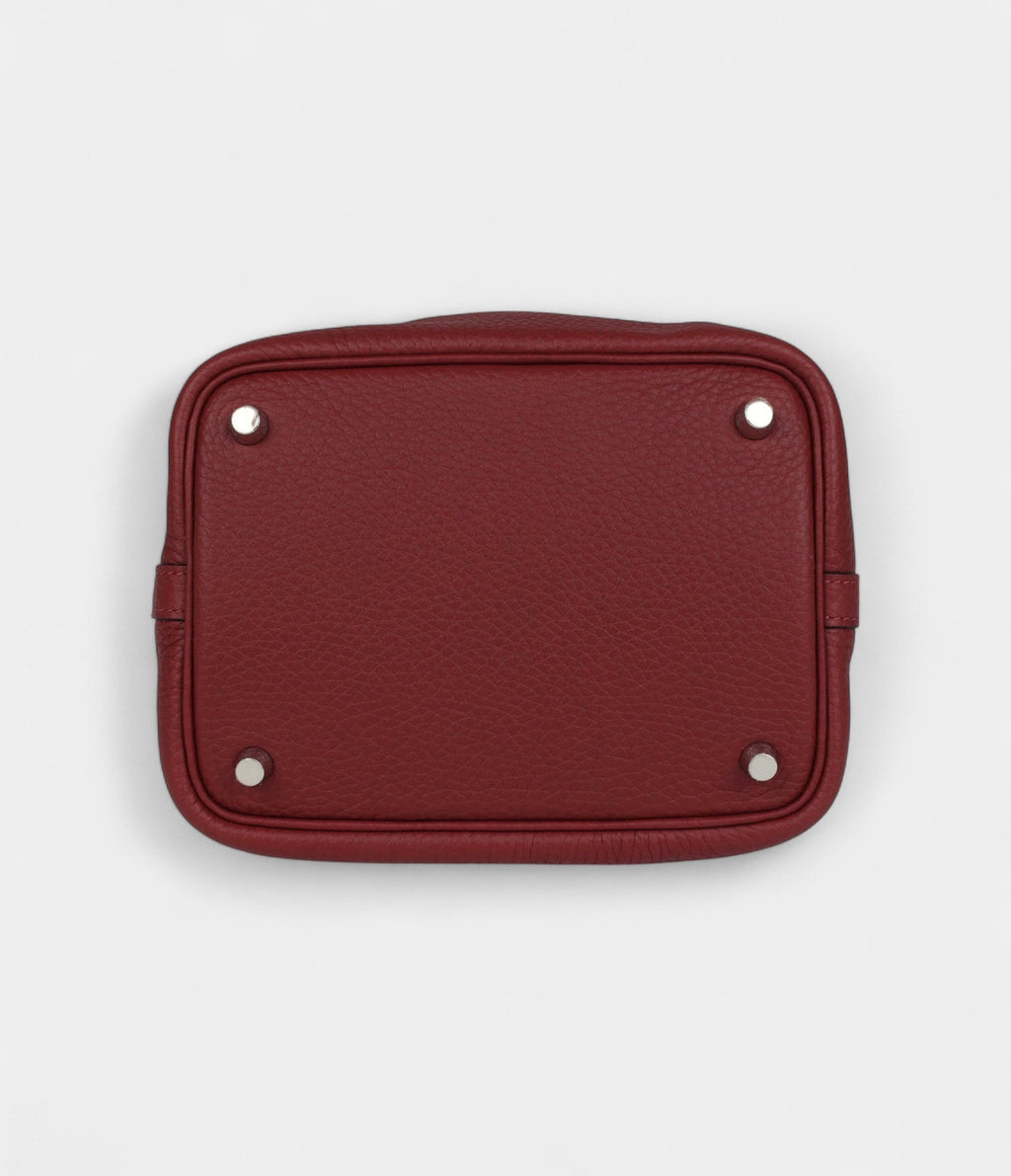 Hermès Picotin Lock 18 Eclat Rouge H Clemence Palladium Hardware