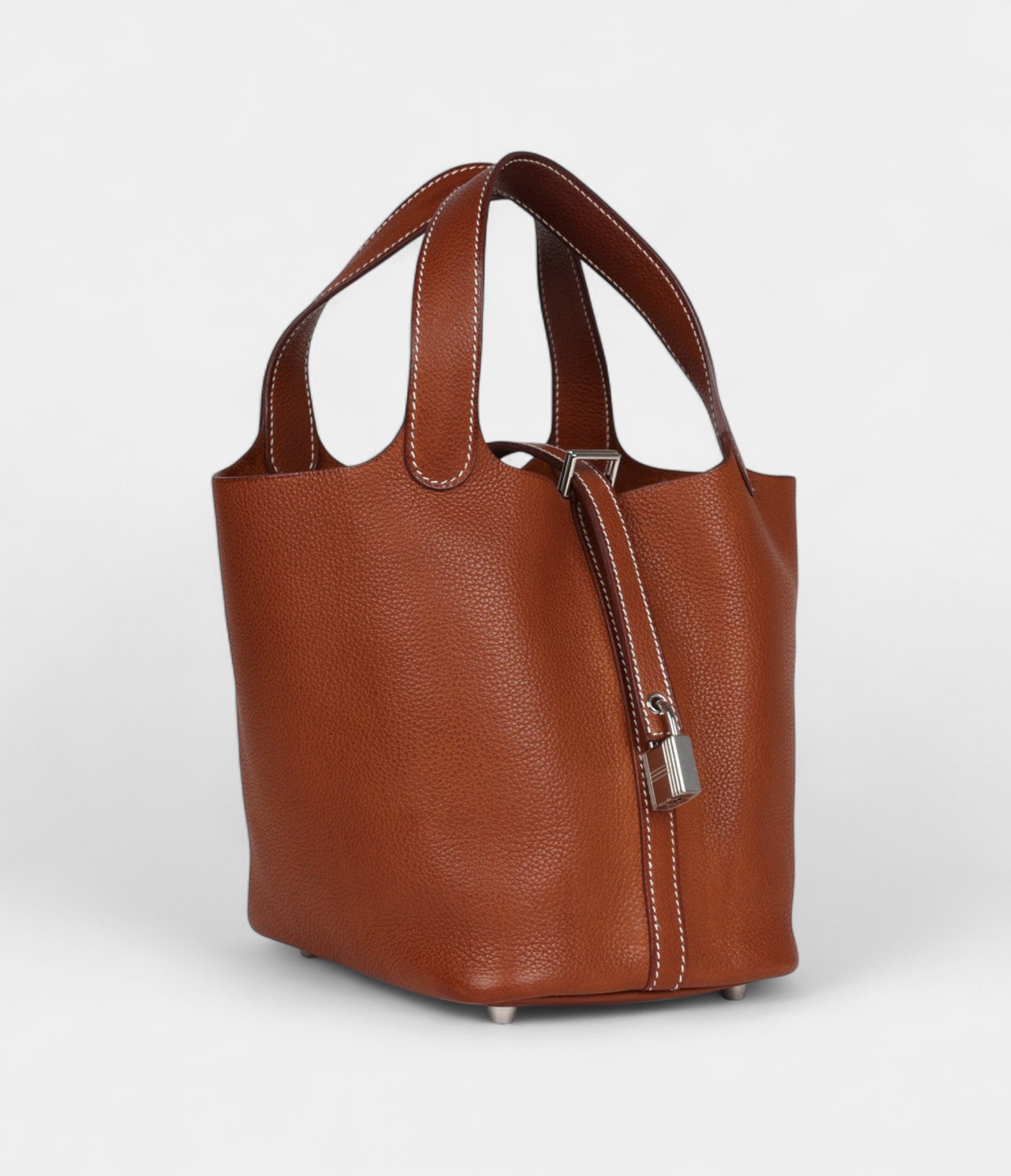 Hermès Picotin Lock 18 Fauve Barenia Faubourg Palladium Hardware