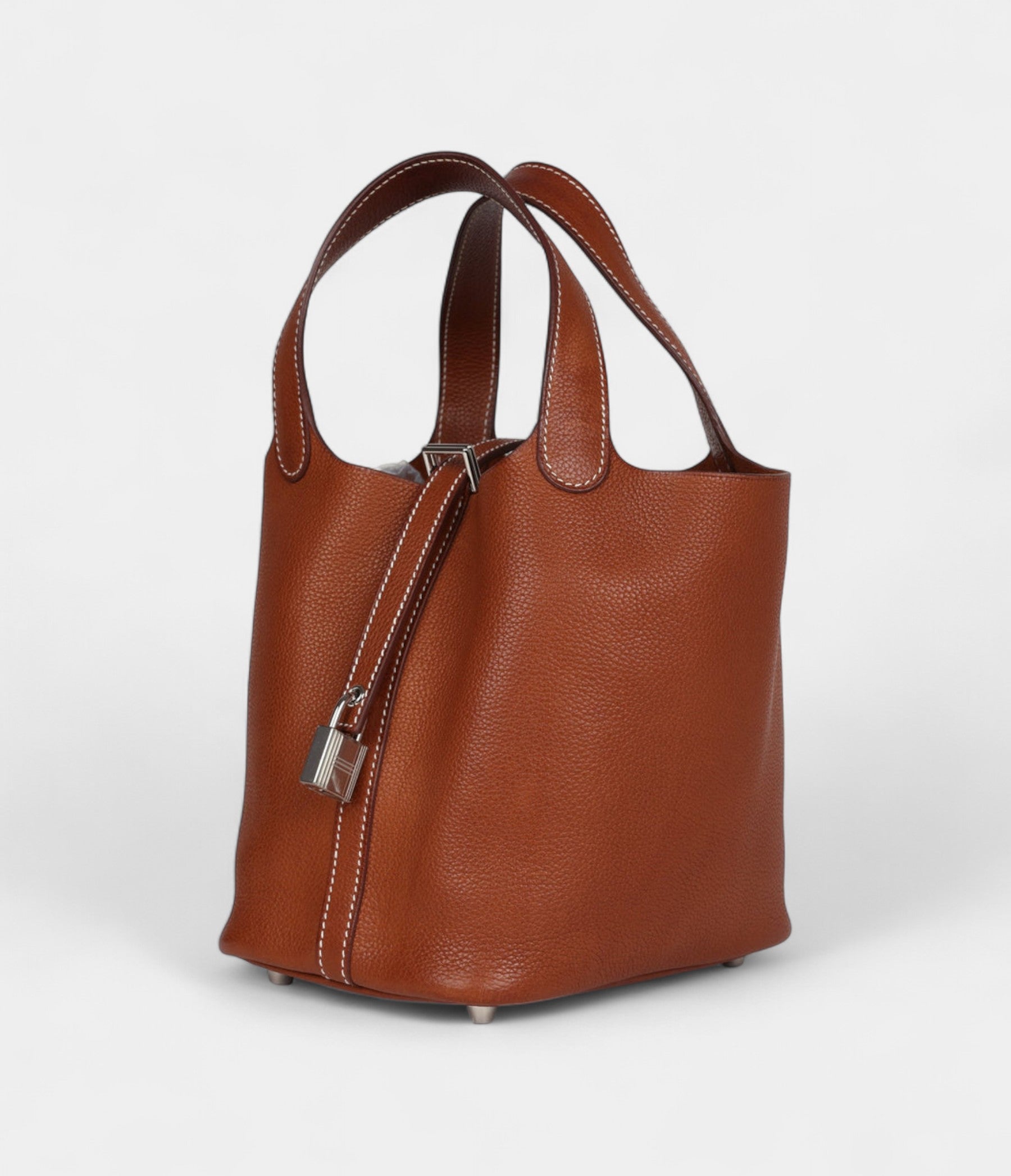 Hermès Picotin Lock 18 Fauve Barenia Faubourg Palladium Hardware