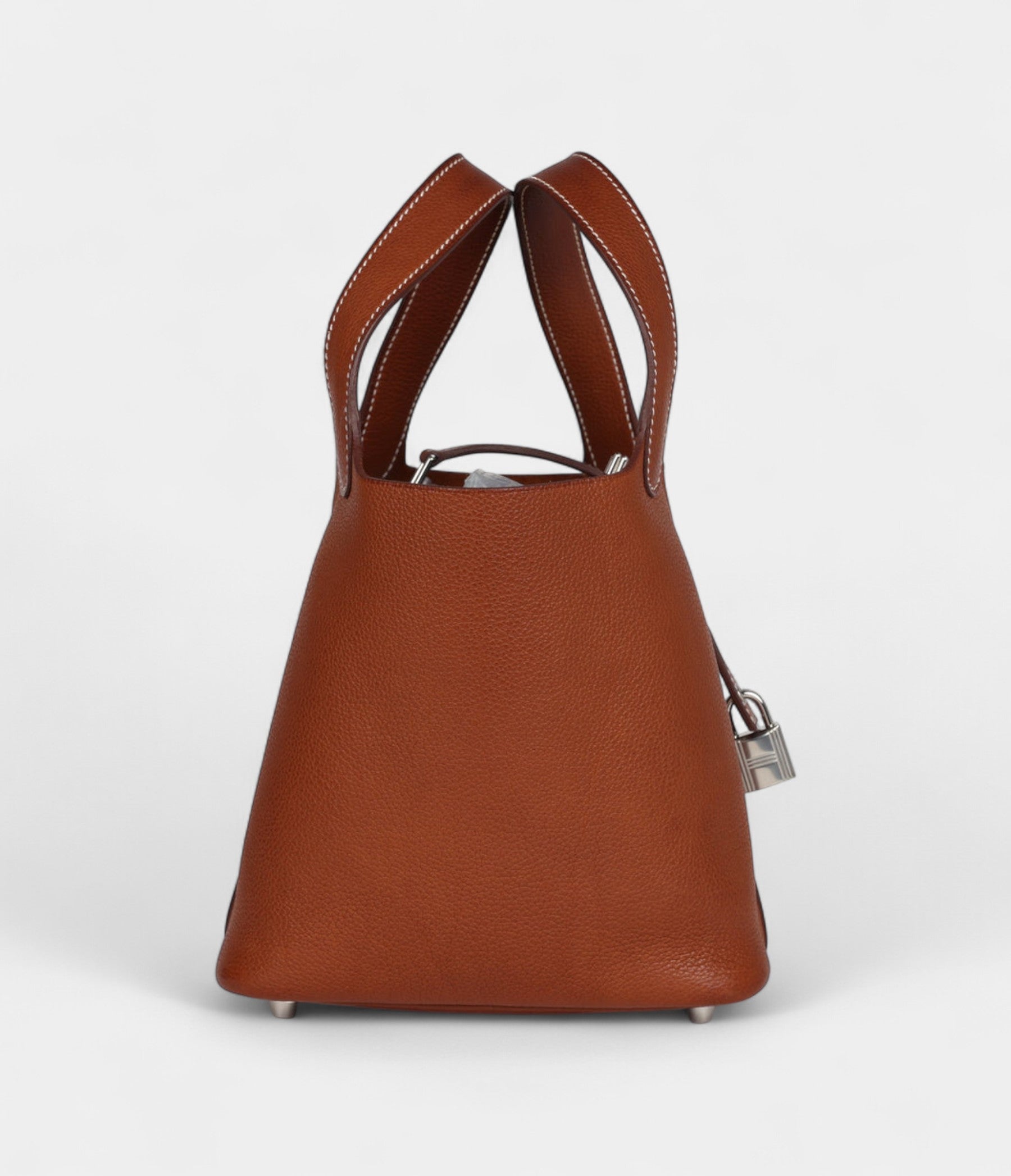 Hermès Picotin Lock 18 Fauve Barenia Faubourg Palladium Hardware