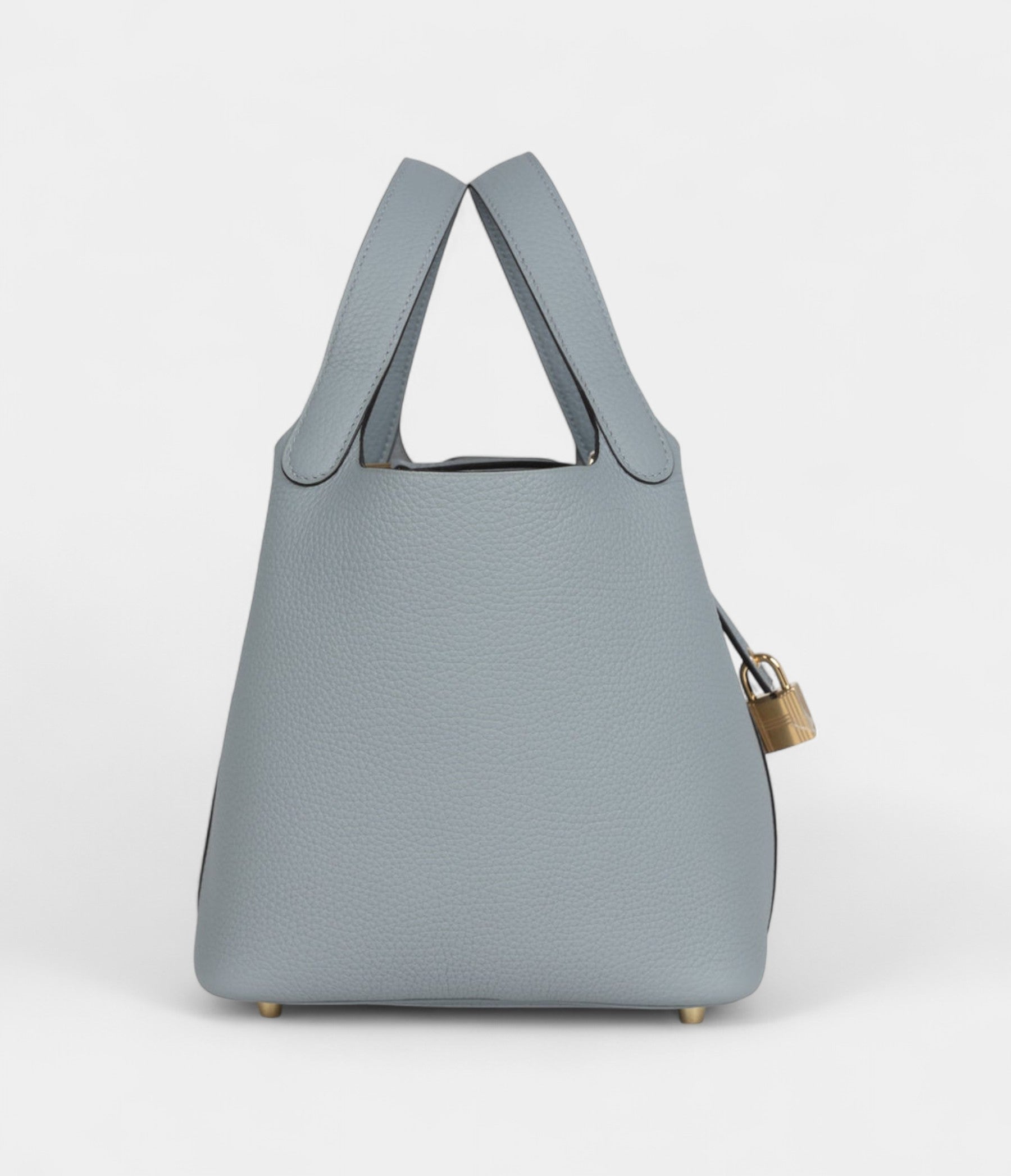 Hermès Picotin Lock 18 Grey Pantin Clemence Permabrass Hardware