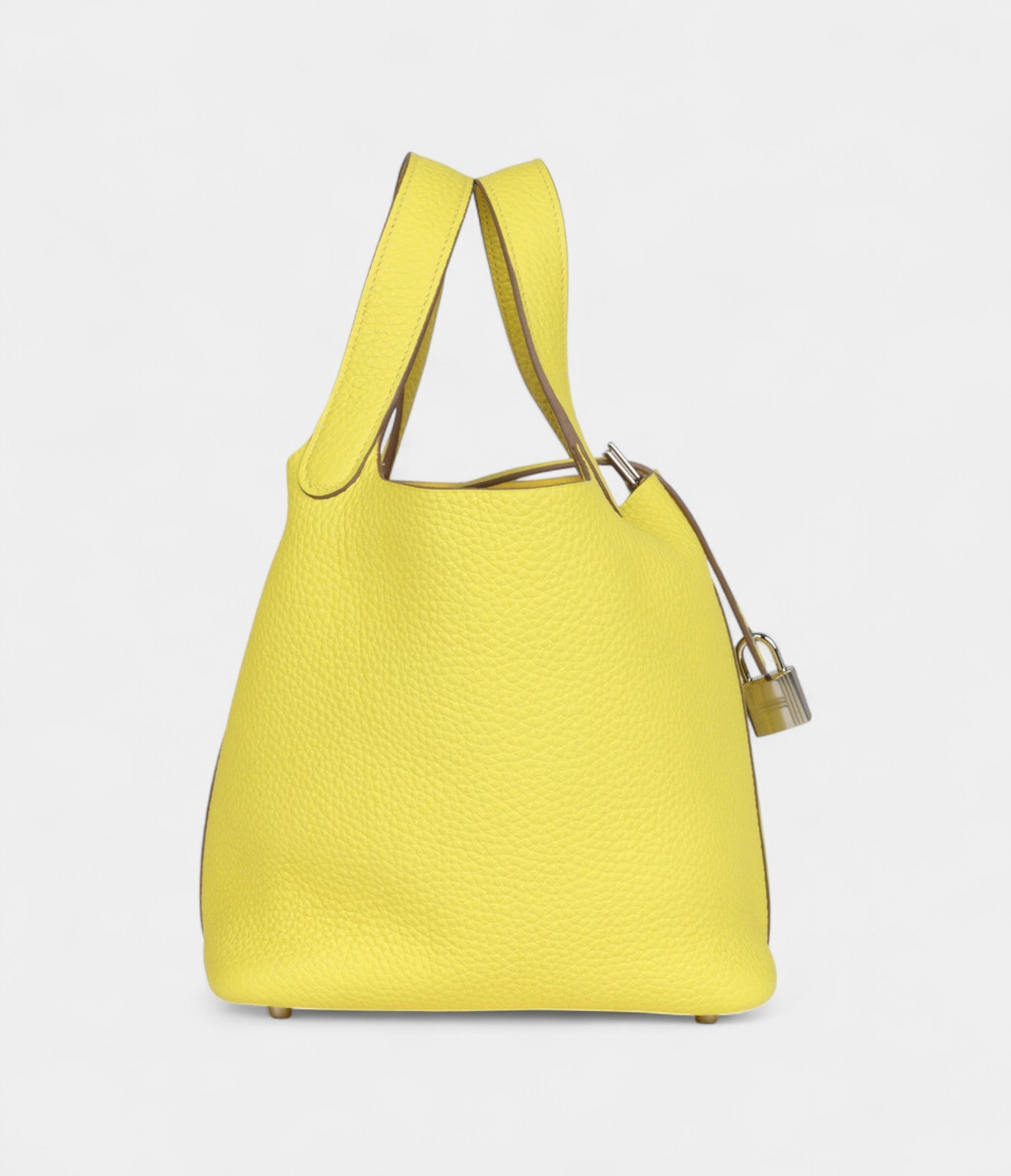 Hermès Picotin Lock 18 Lime Clemence Palladium Hardware