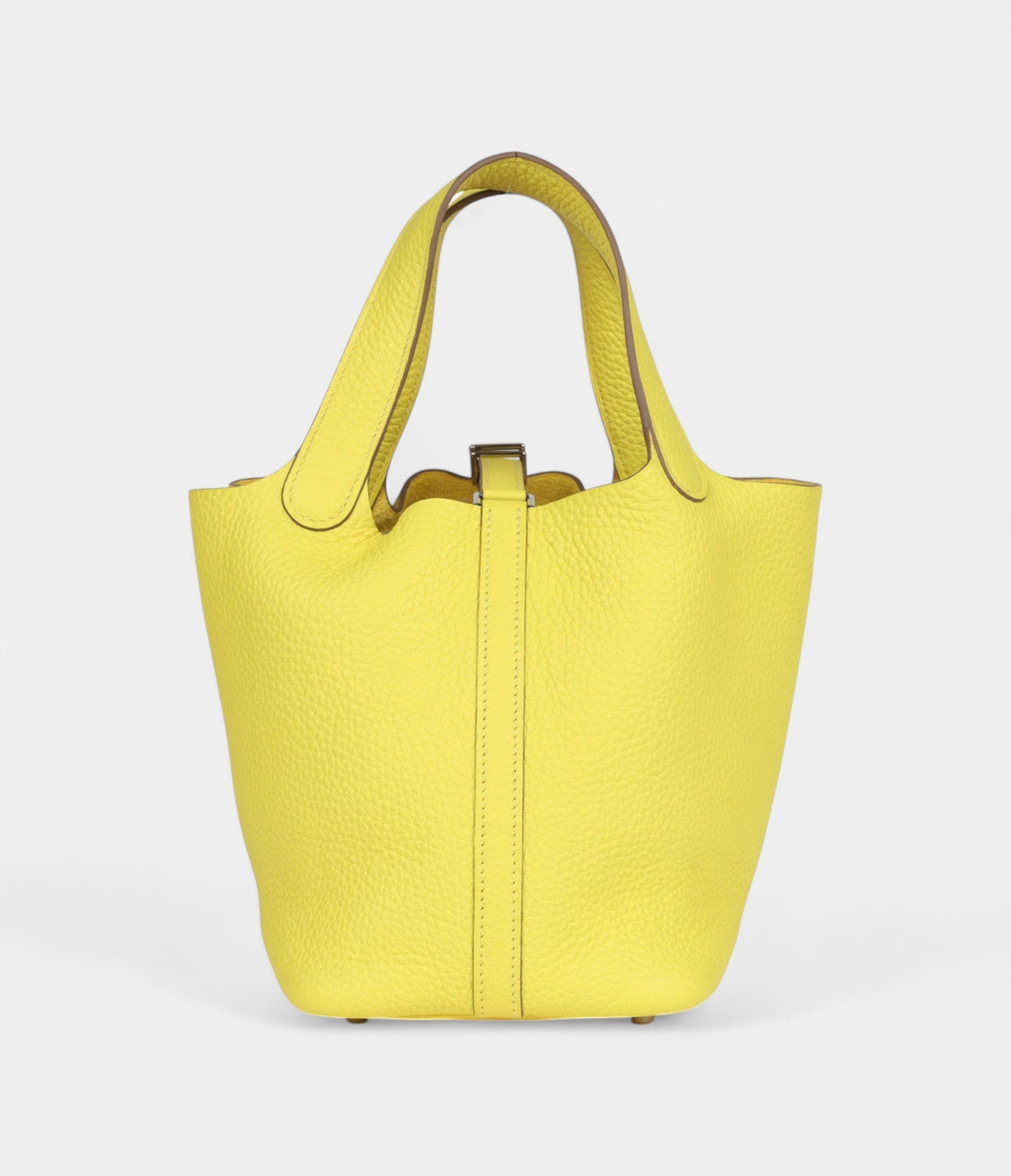 Hermès Picotin Lock 18 Lime Clemence Palladium Hardware