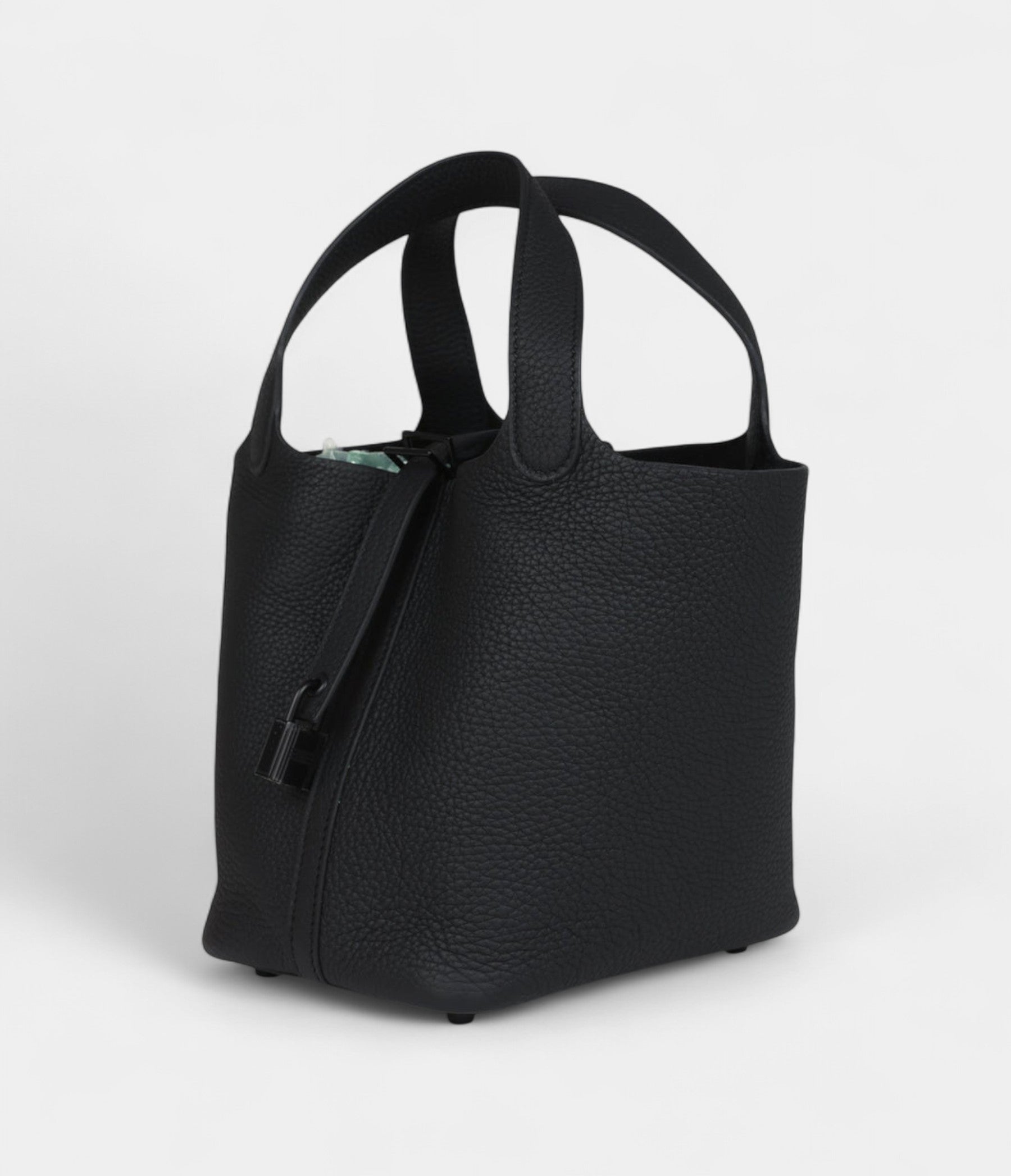 Hermès Picotin Lock 18 Monochrome Black Clemence Black Hardware