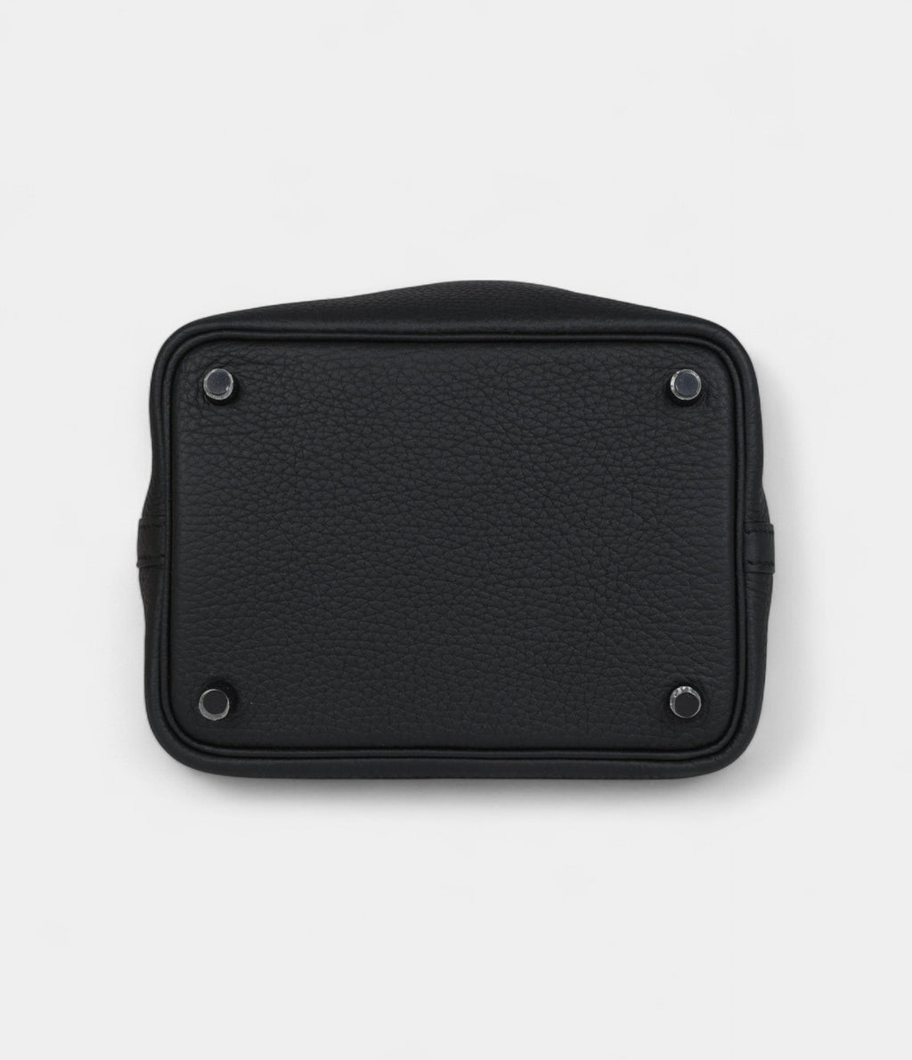 Hermès Picotin Lock 18 Monochrome Black Clemence Black Hardware