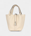 Hermès Picotin Lock 18 Nata Clemence Palladium Hardware