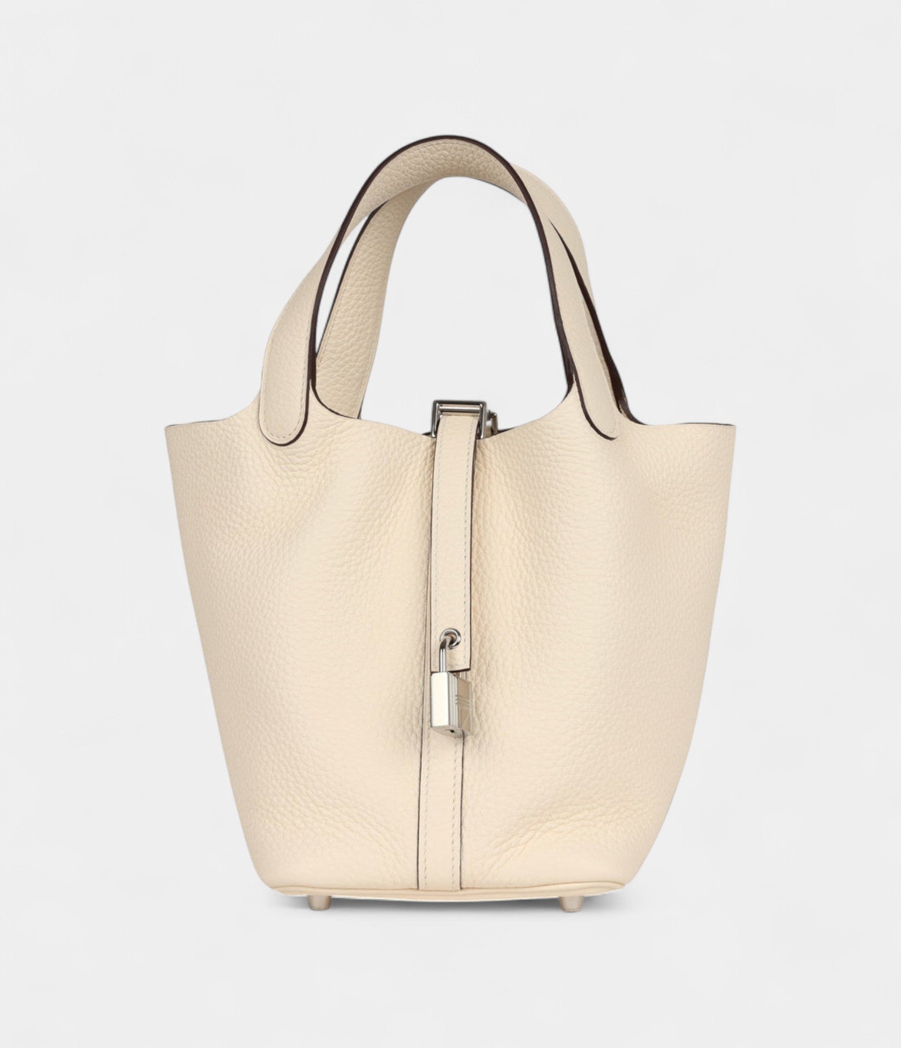 Hermès Picotin Lock 18 Nata Clemence Palladium Hardware