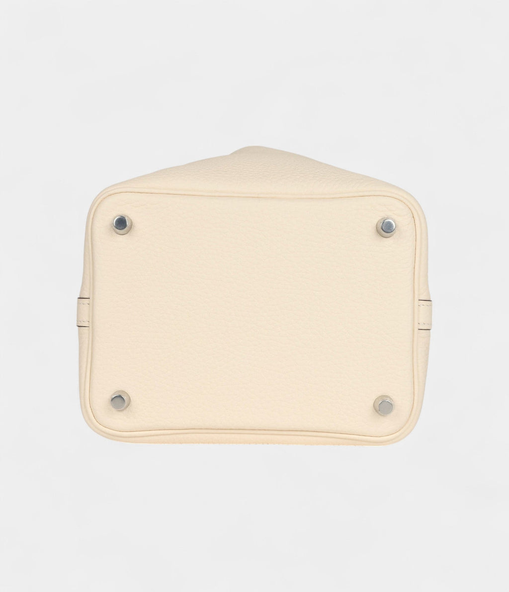 Hermès Picotin Lock 18 Nata Clemence Palladium Hardware