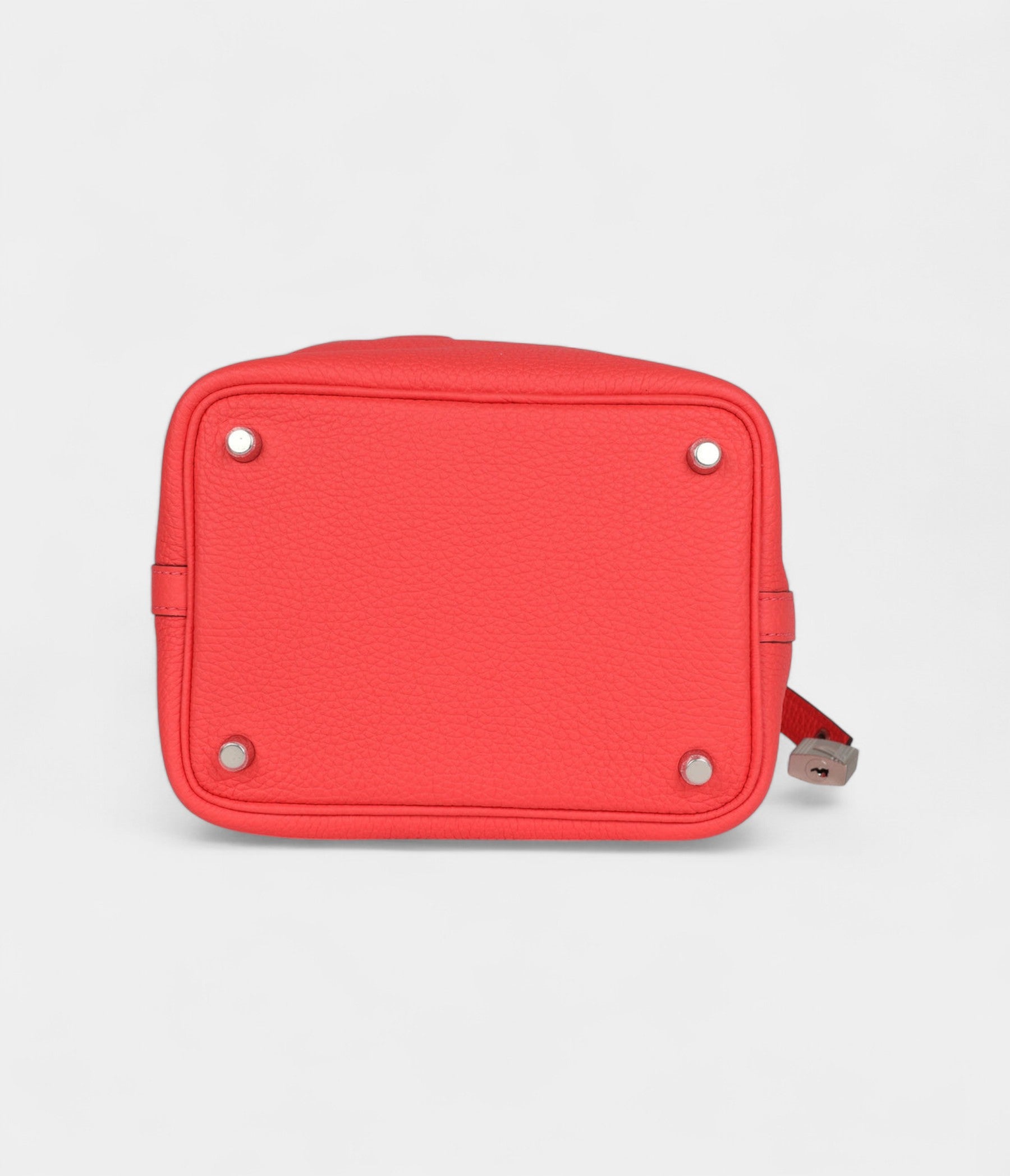 Hermès Picotin Lock 18 Rose Texas Clemence Palladium Hardware