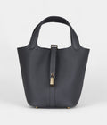 Hermès Picotin Lock 18 Slate Clemence Permabrass Hardware