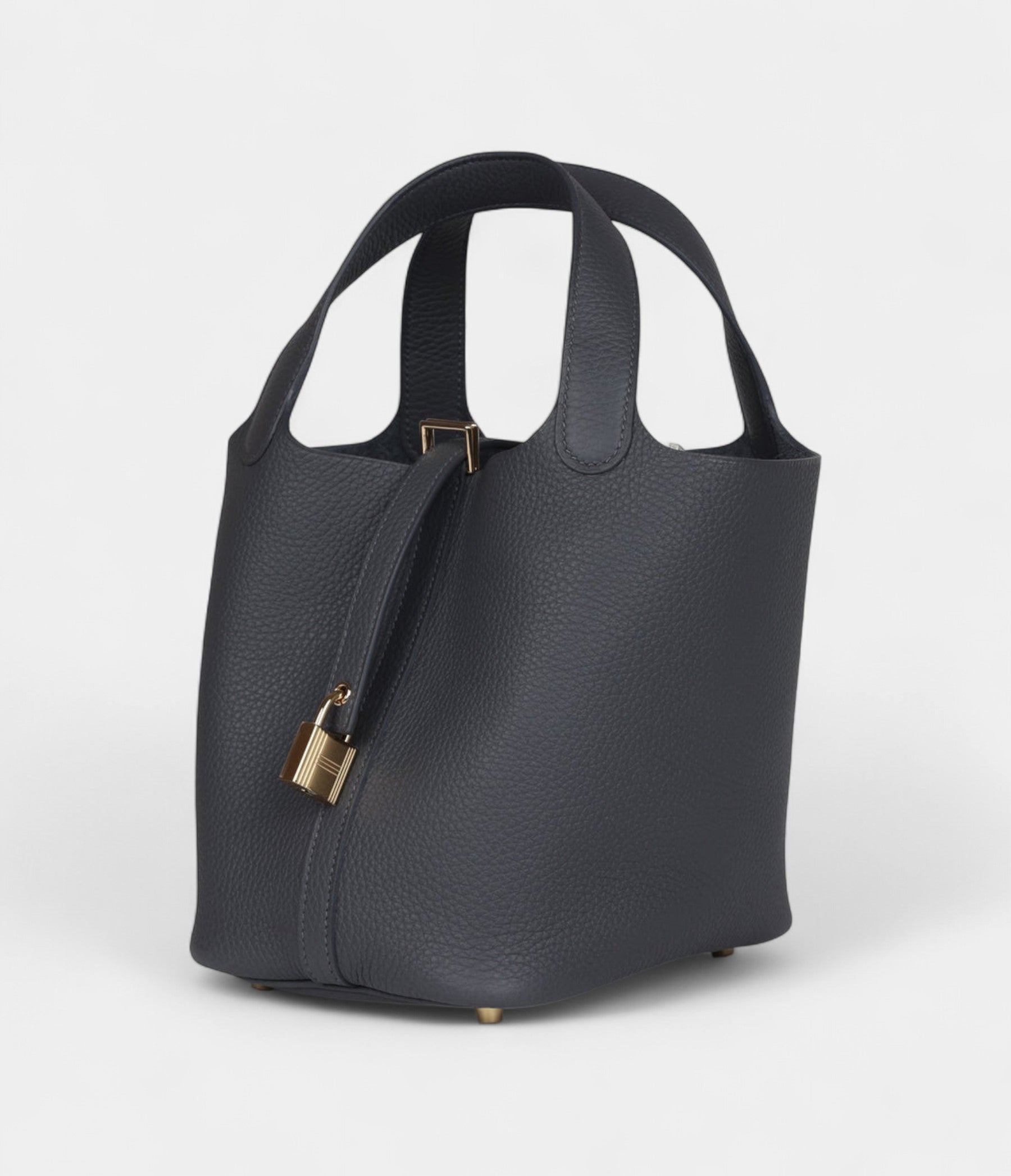 Hermès Picotin Lock 18 Slate Clemence Permabrass Hardware