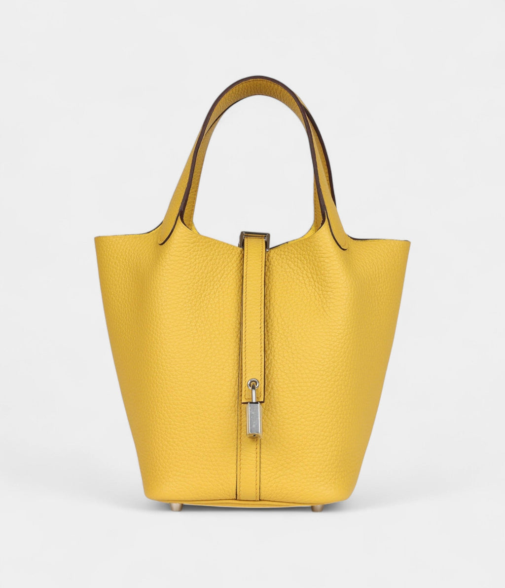 Hermès Picotin Lock 18 Sun Clemence Palladium Hardware
