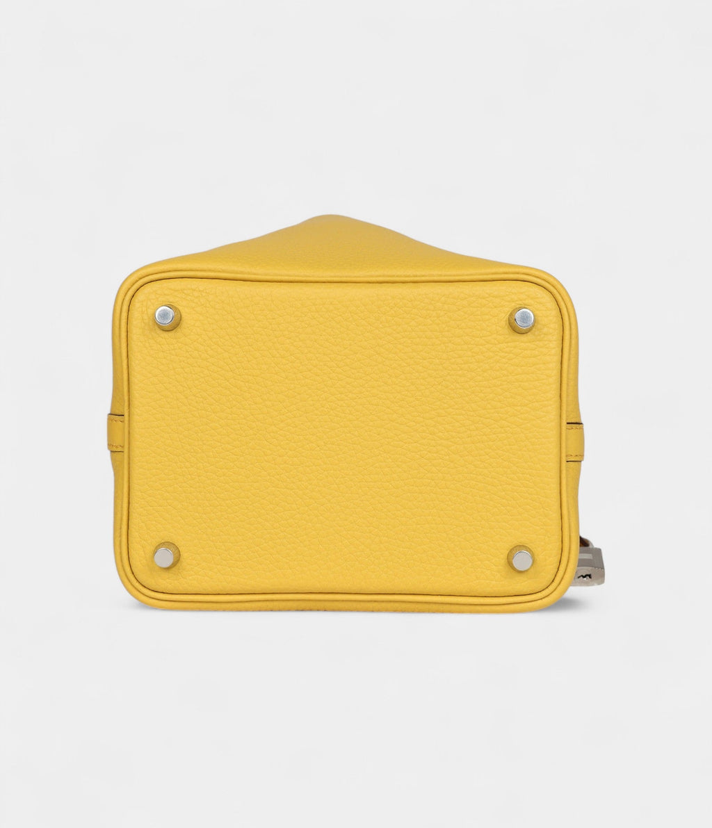 Hermès Picotin Lock 18 Sun Clemence Palladium Hardware