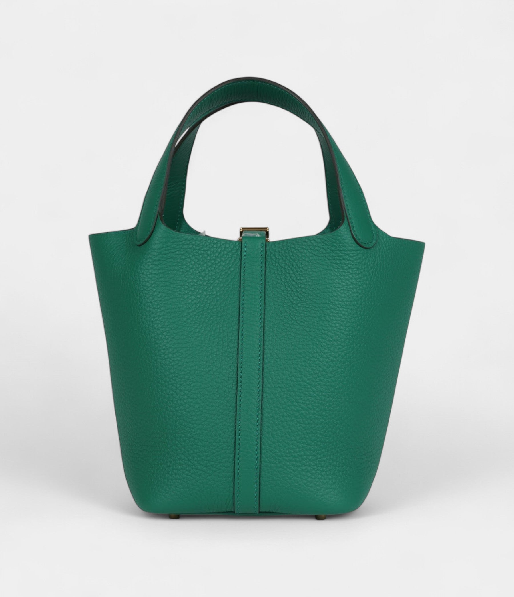 Hermès Picotin Lock 18 Vert Vertigo Clemence Gold Hardware