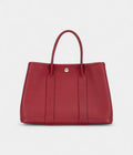 Hermès Rouge Garance Negonda Garden Party 30 TPM Palladium Hardware