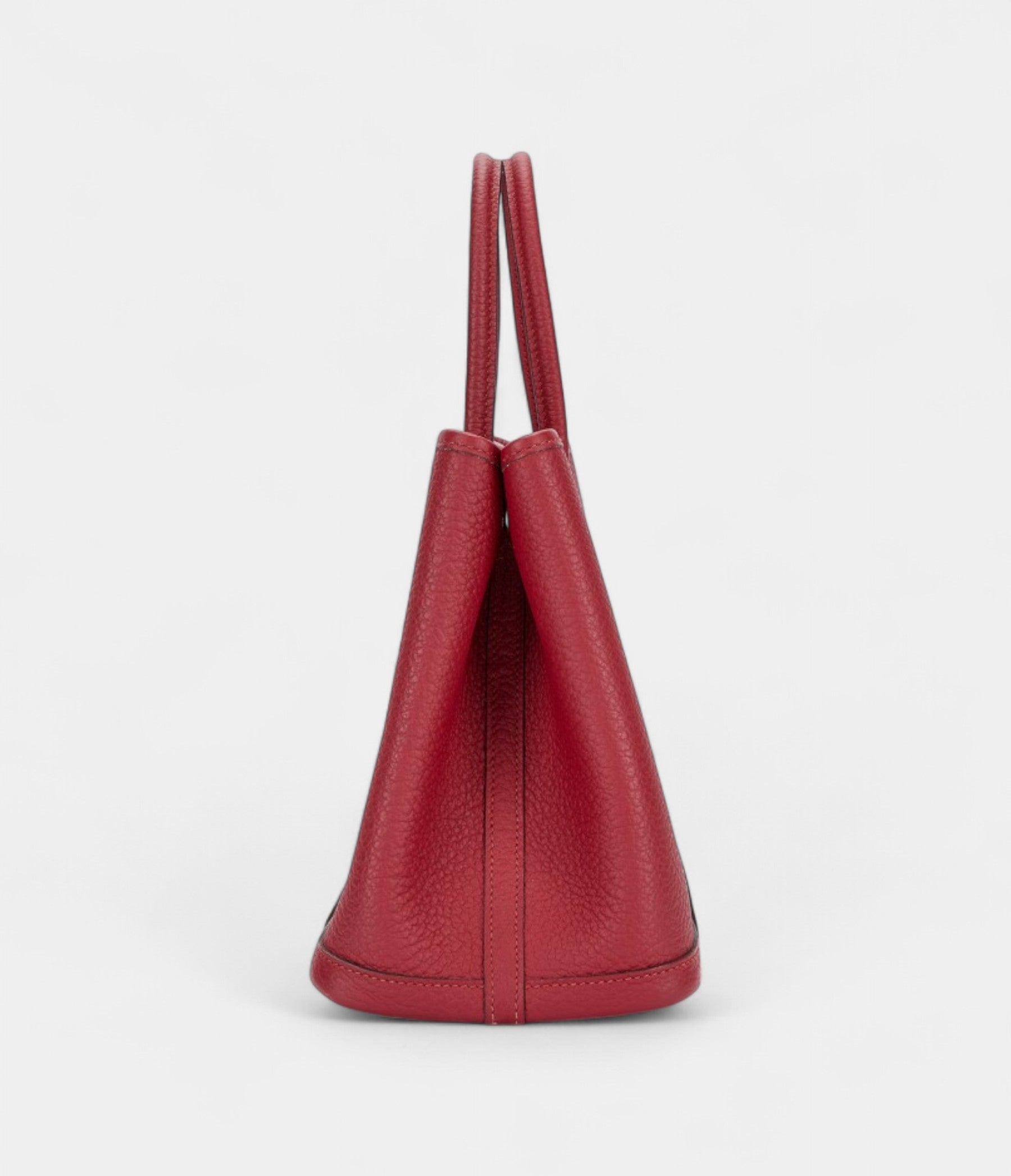 Hermès Rouge Garance Negonda Garden Party 30 TPM Palladium Hardware