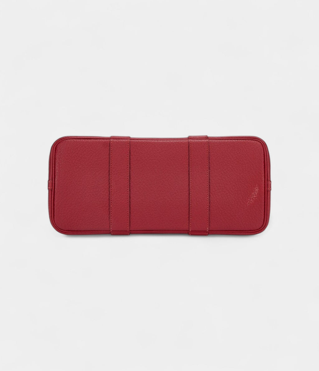 Hermès Rouge Garance Negonda Garden Party 30 TPM Palladium Hardware