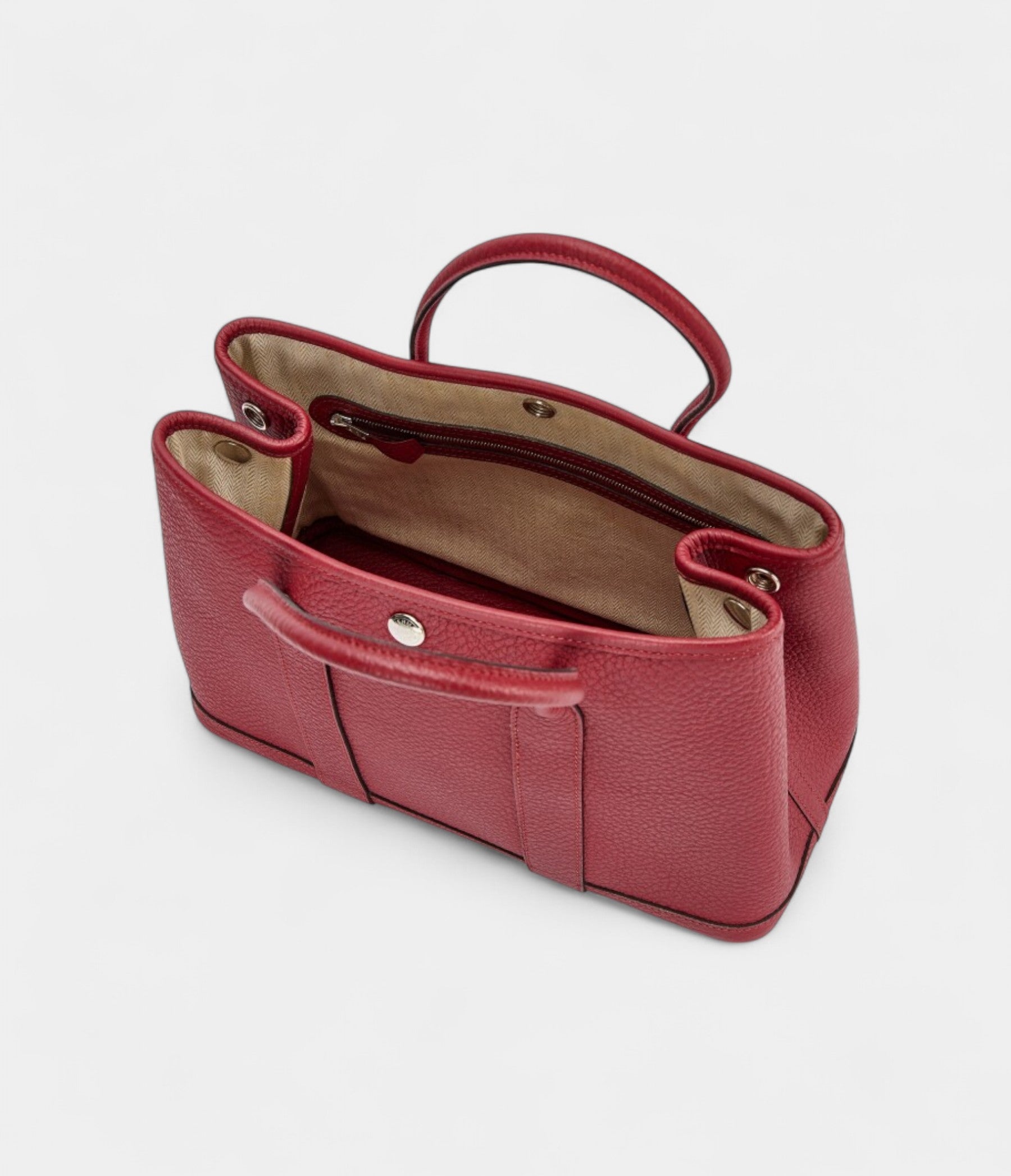 Hermès Rouge Garance Negonda Garden Party 30 TPM Palladium Hardware