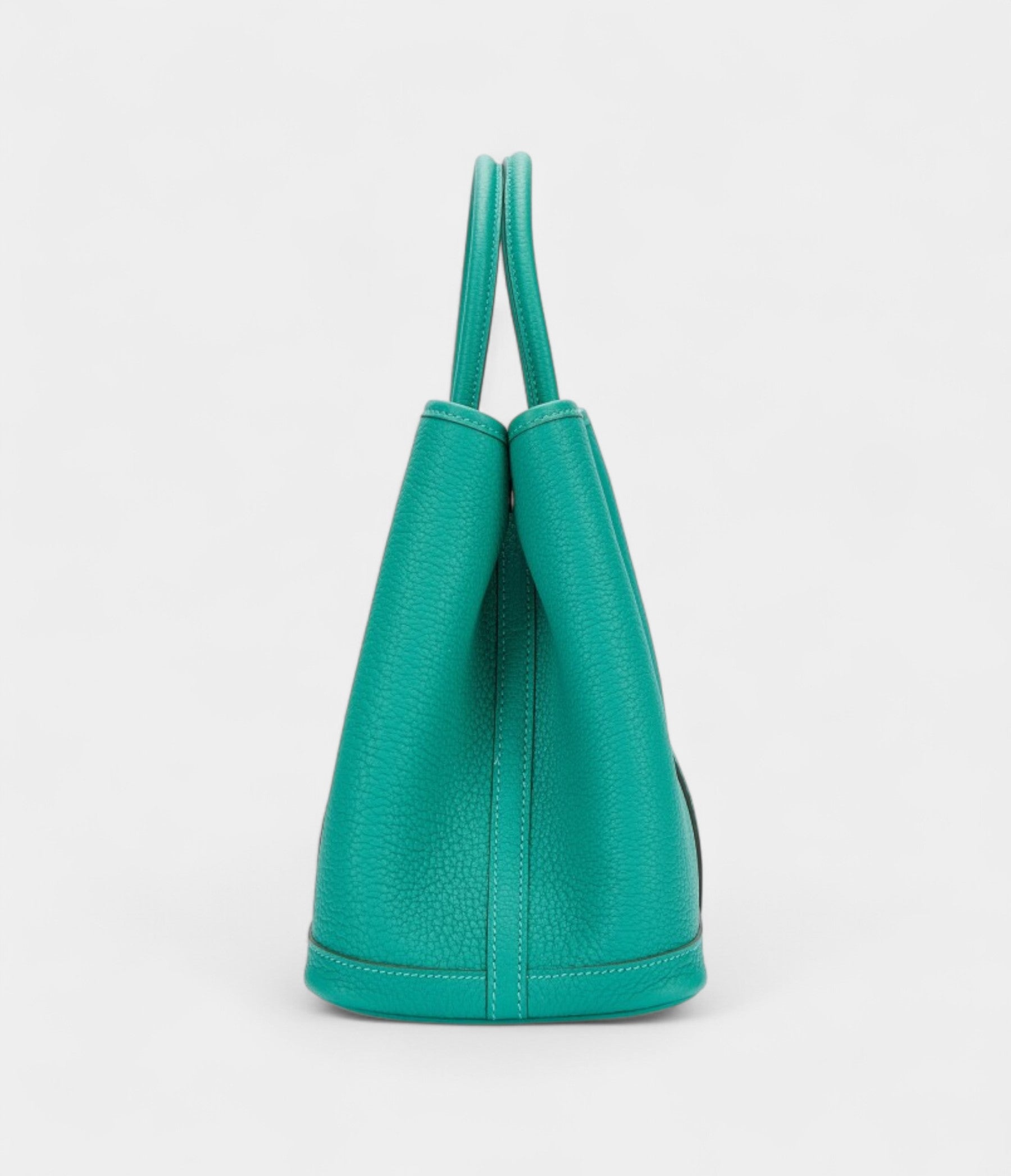 Hermès Vert Verone Negonda Garden Party 30 TPM Palladium Hardware