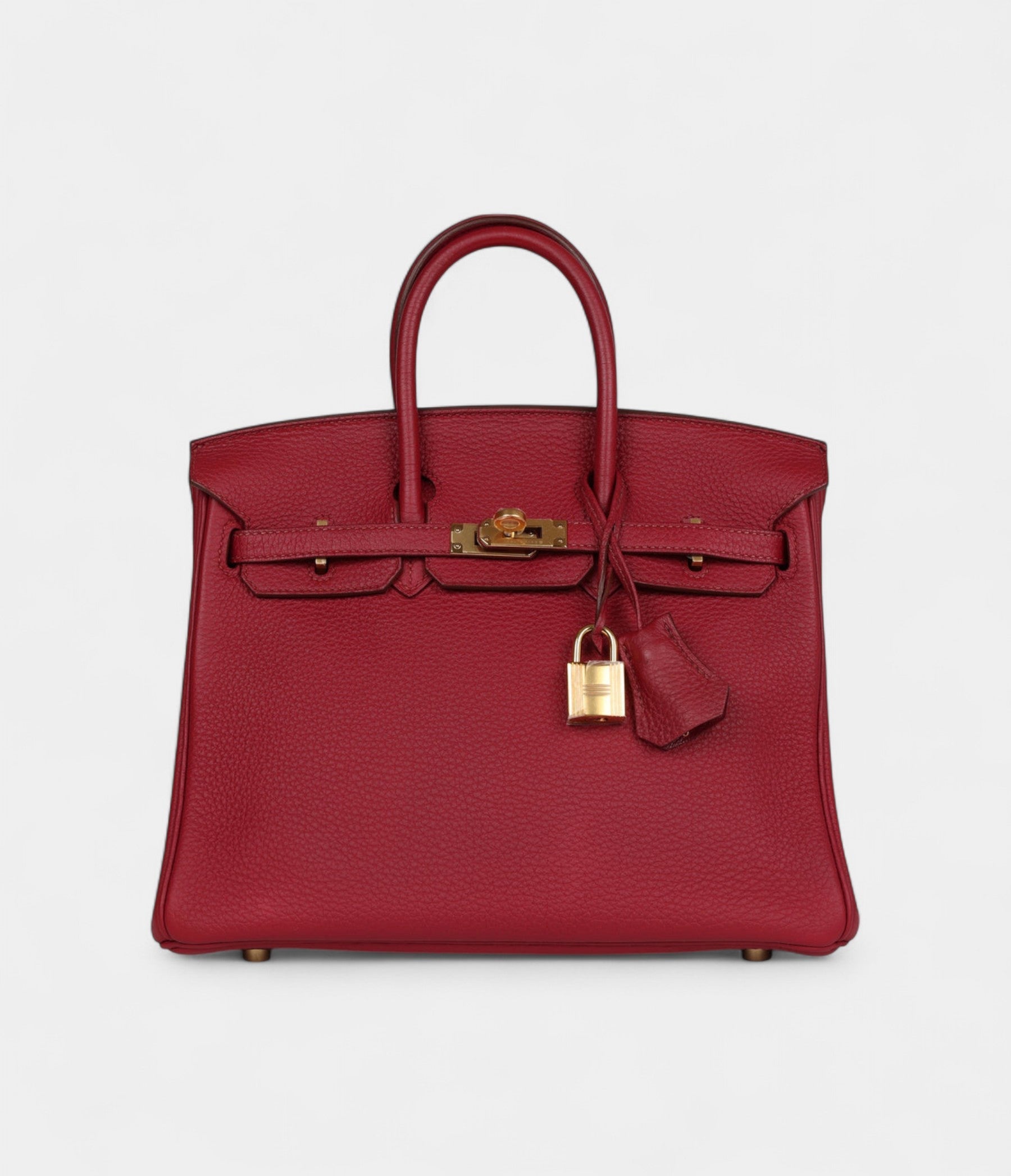 Hermès Birkin 25 Rubis Togo Gold Hardware