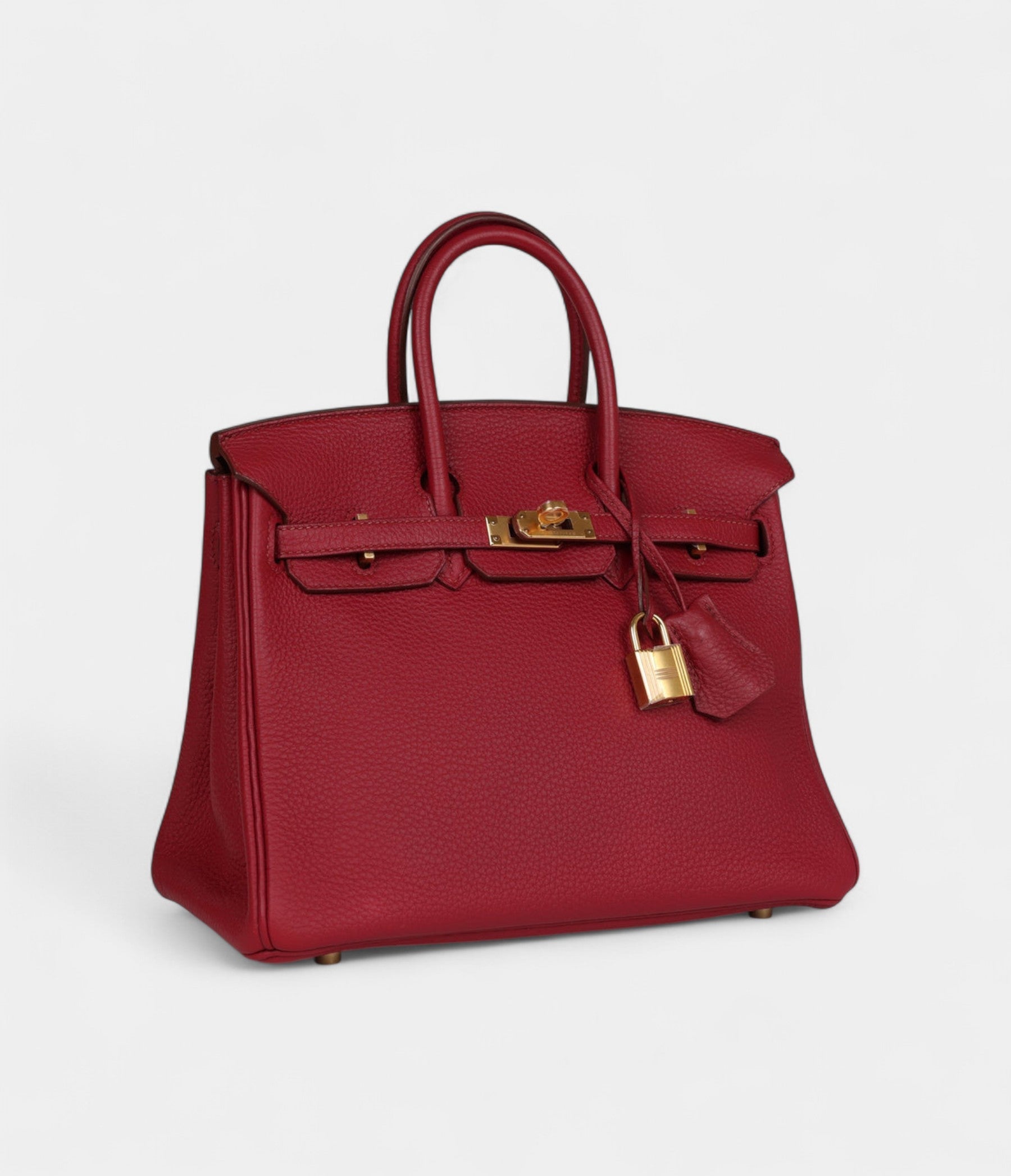 Hermès Birkin 25 Rubis Togo Gold Hardware
