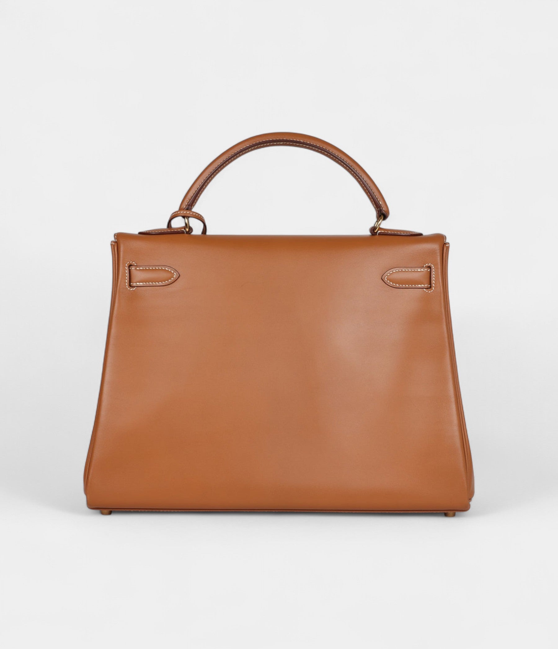 Vintage Hermès Kelly 32 Natural Sand Chamonix Gold Hardware
