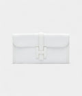 Hermès Jige 29 White Clutch Bag