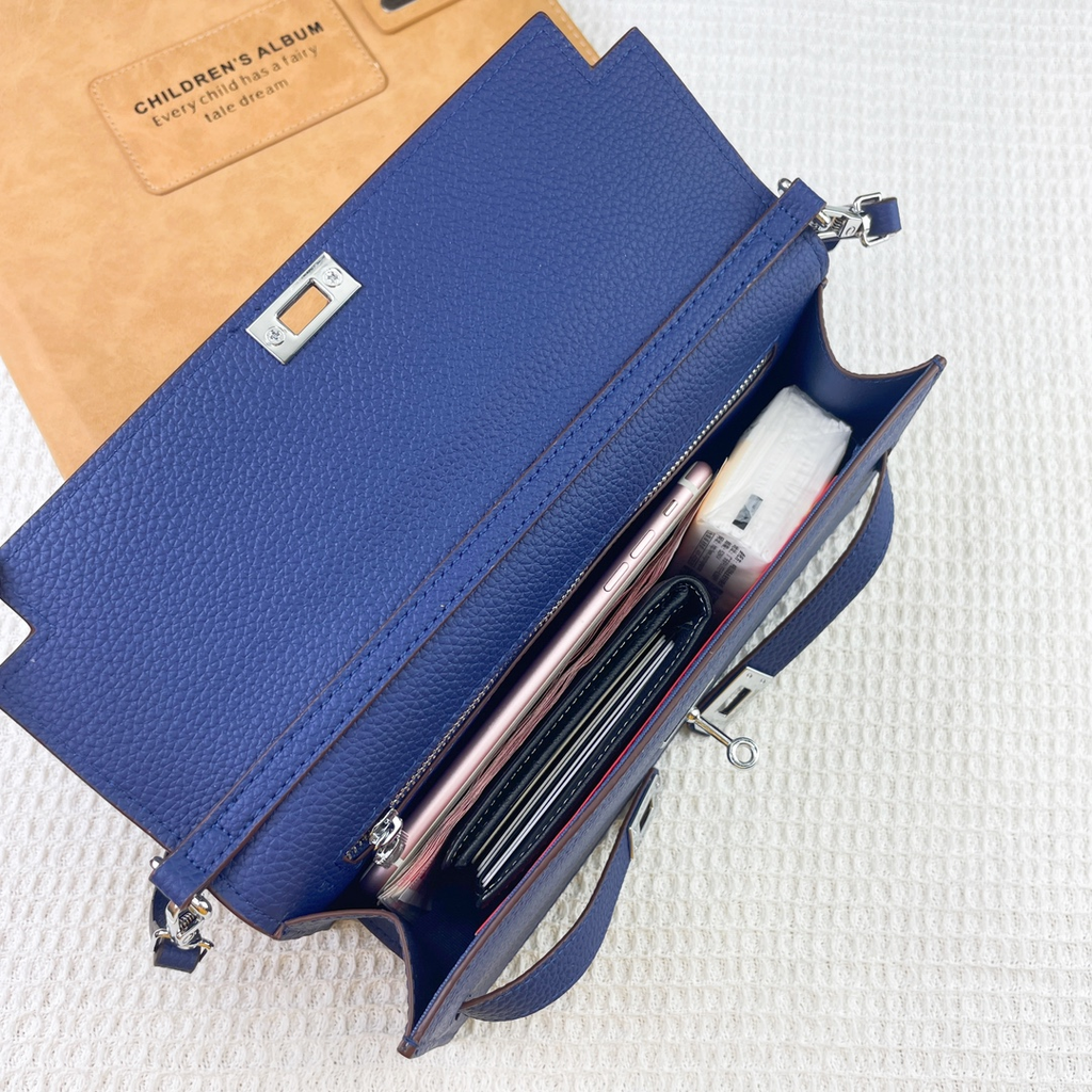 The New Hermès Kelly Shoulder Bag-blue